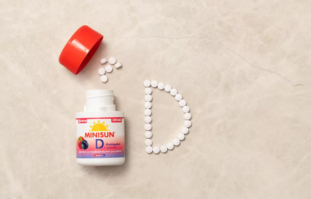 D-vitamiinin lähteet