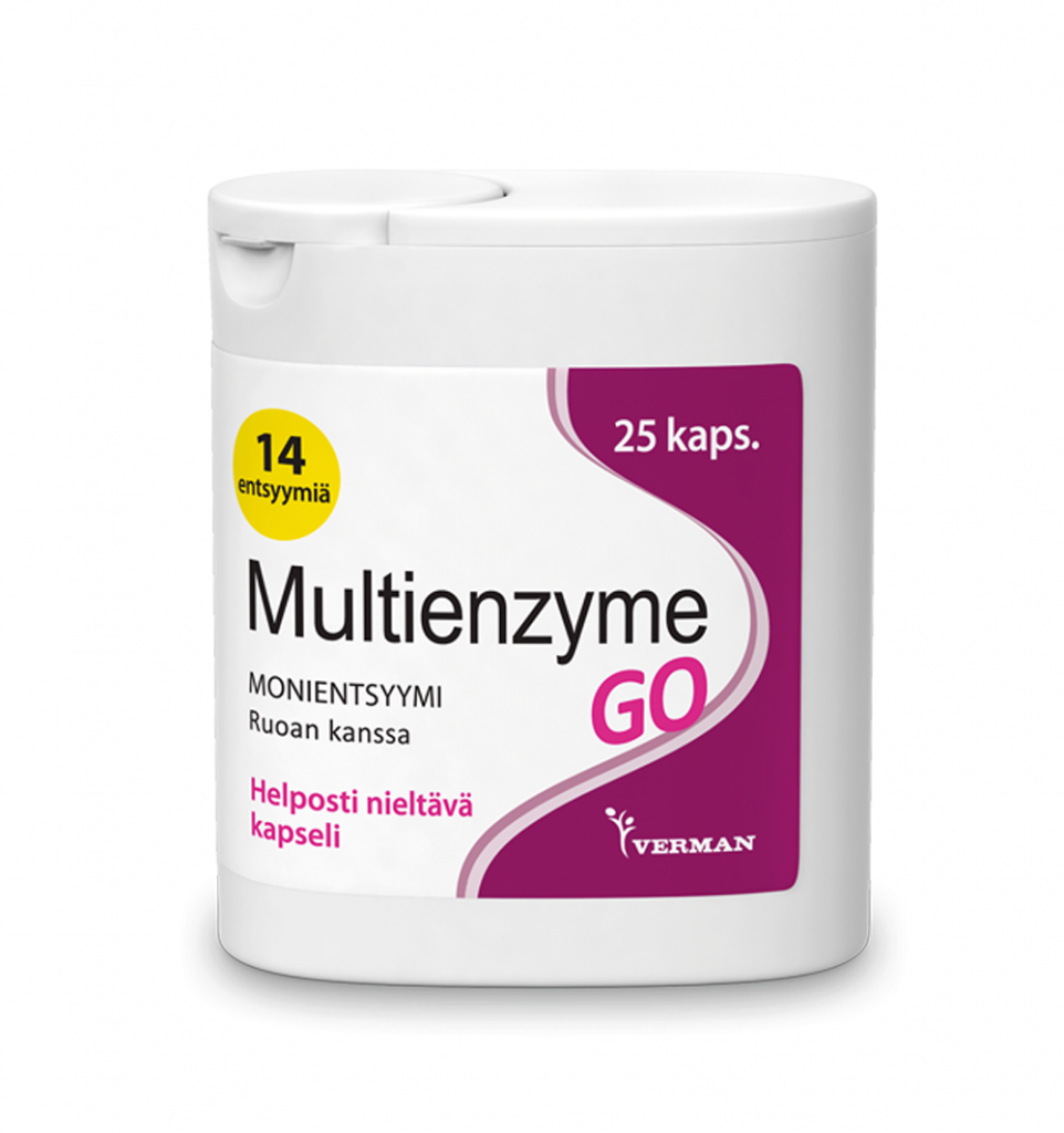 Multienzyme GO_25 kaps ruuansulatus minientsyymi