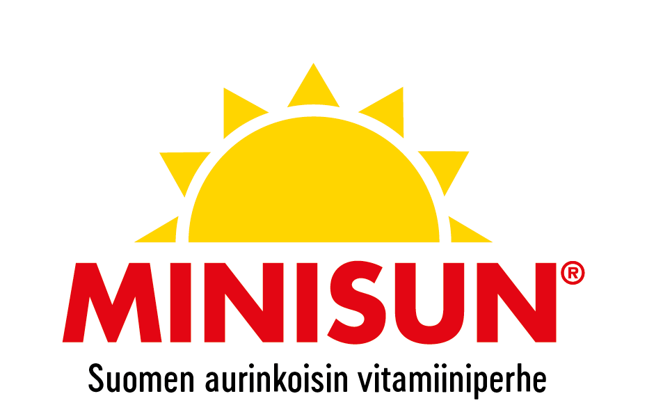Minisun Suomen aurinkoisin vitamiiniperhe logo