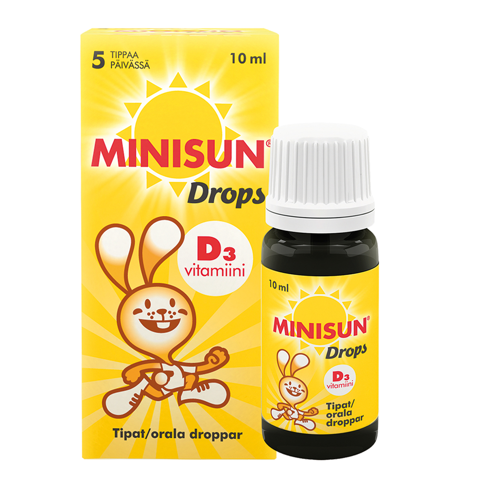 Minisun Drops D-vitamiinitipat vauvoille
