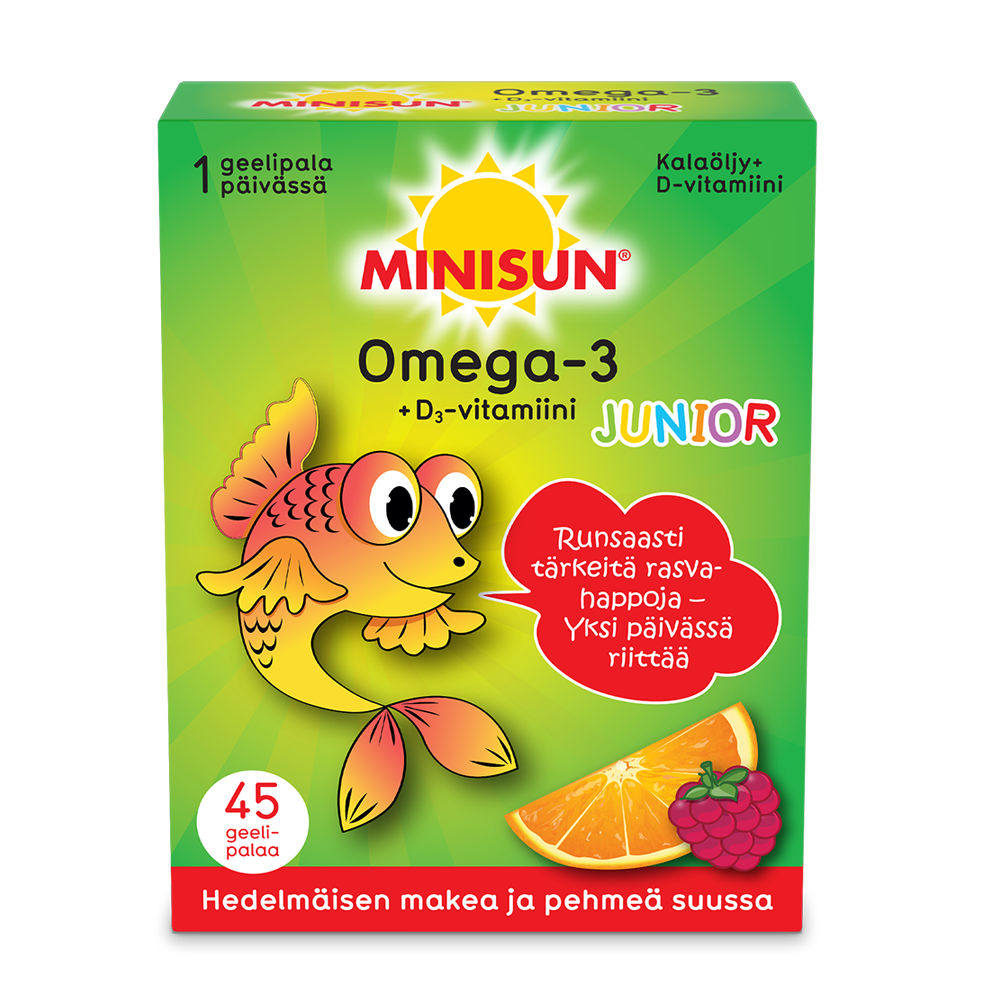 Minisun lasten omega3 D-vitamiini