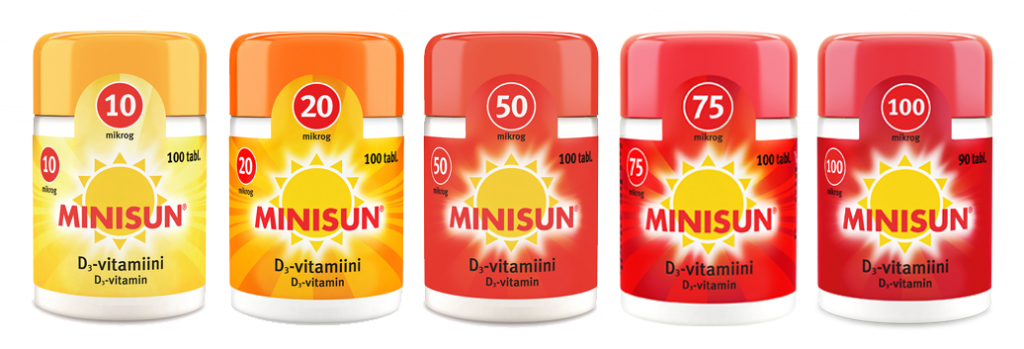 Minisun D-vitamiinit