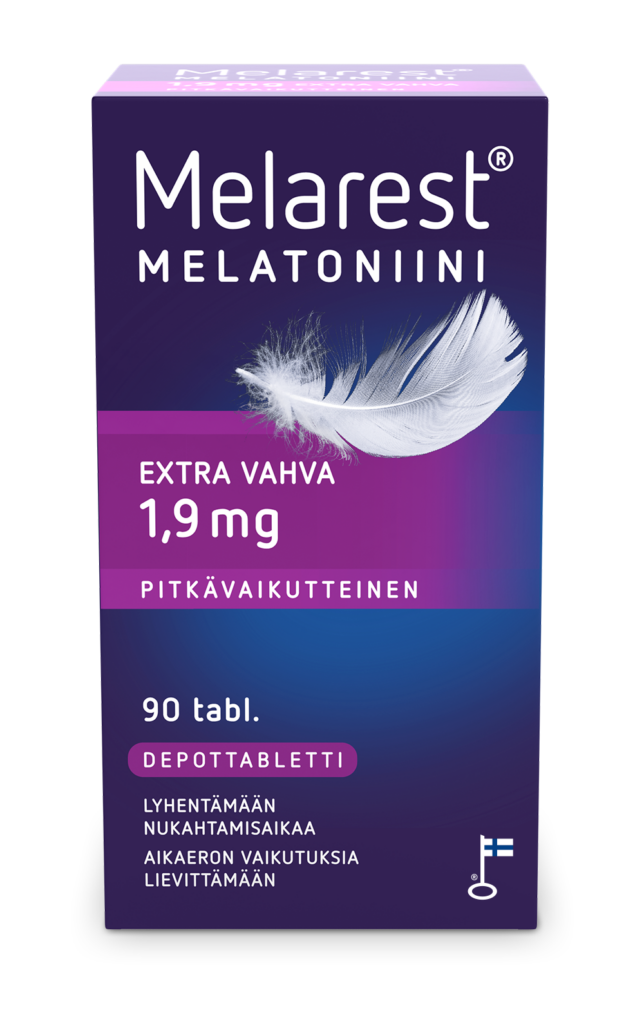 Melarest 1,9 mg pitkävaikutteinen melatoniini