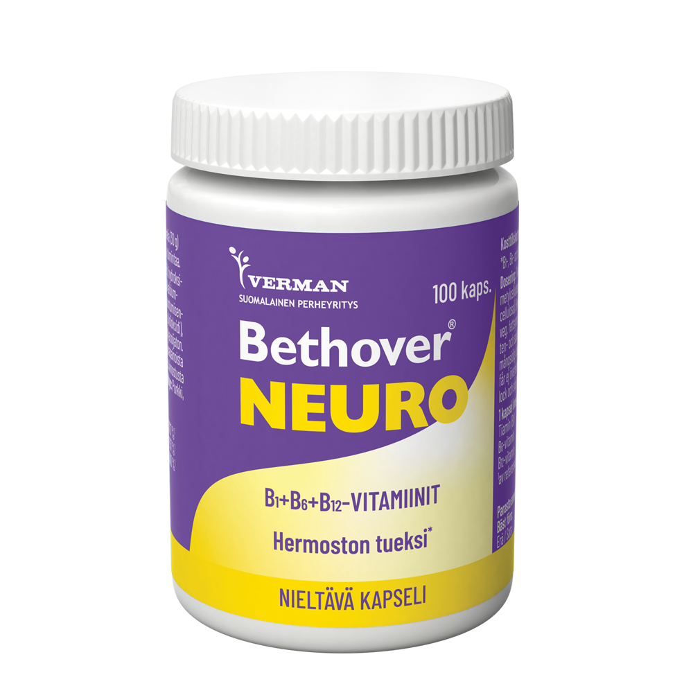 Bethover Neuro B-vitamiinit Hermoston tueksi