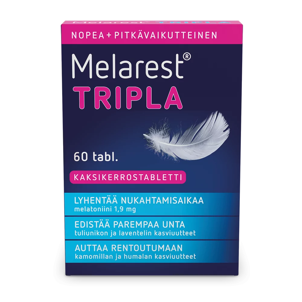 Melarest Tripla 60 tabl melatoniini
