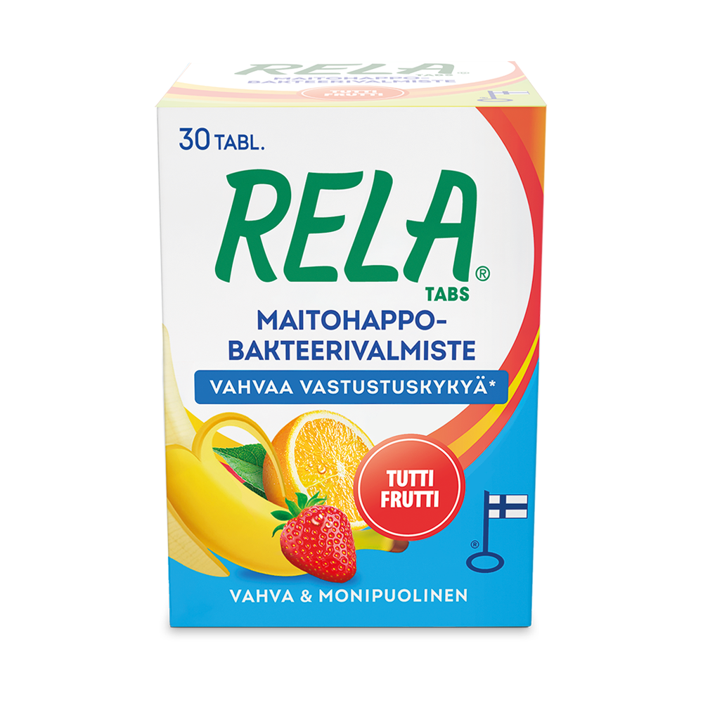 Rela Tutti Frutti 30tabl maitohappobakteeri