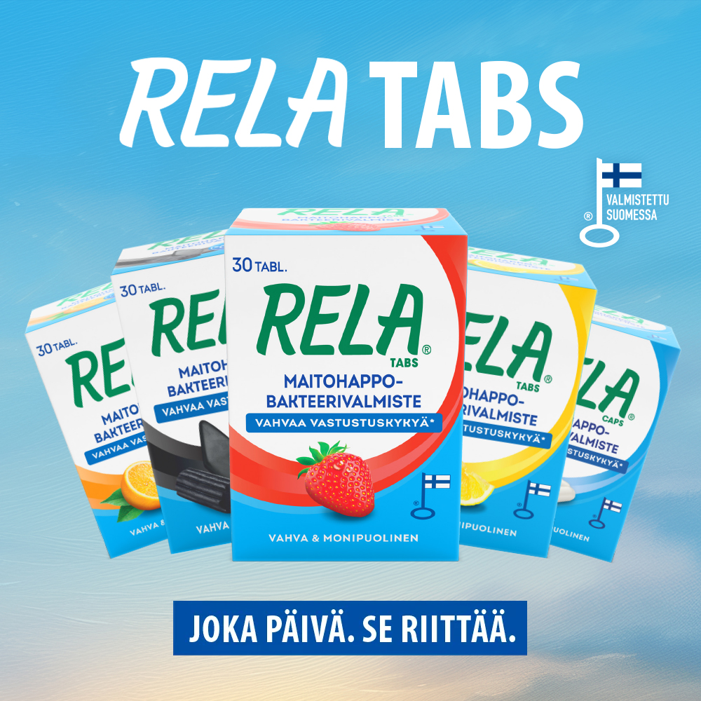 Rela Tabs maitohappobakteerit