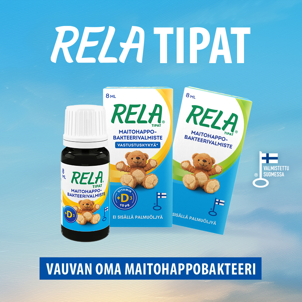 Rela Tipat vauvan maitohappobakteerit