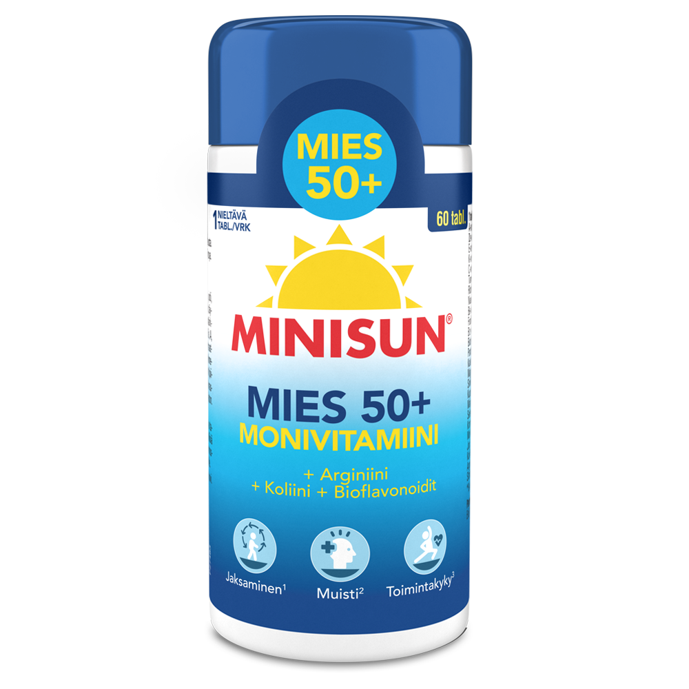 Minisun Mies 50+ monivitamiini 60tabl