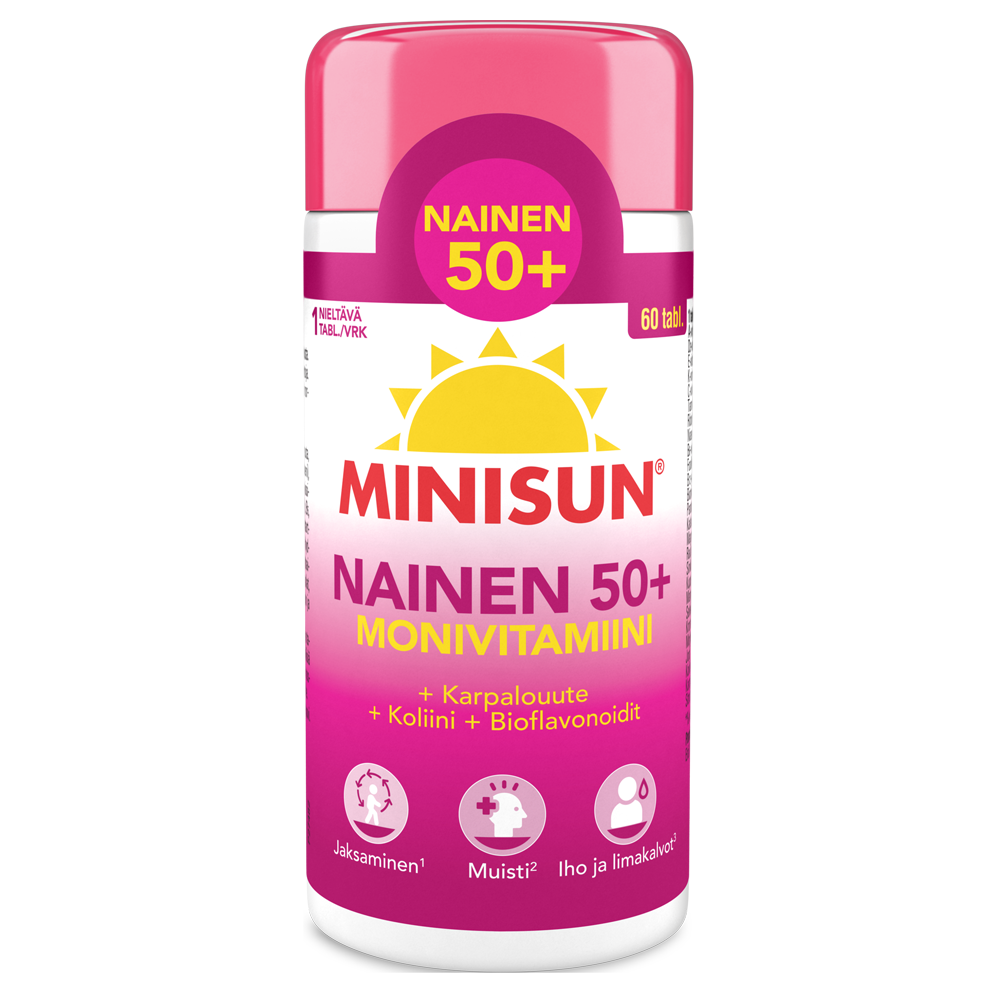 Minisun Nais 50+ monivitamiini 60tabl