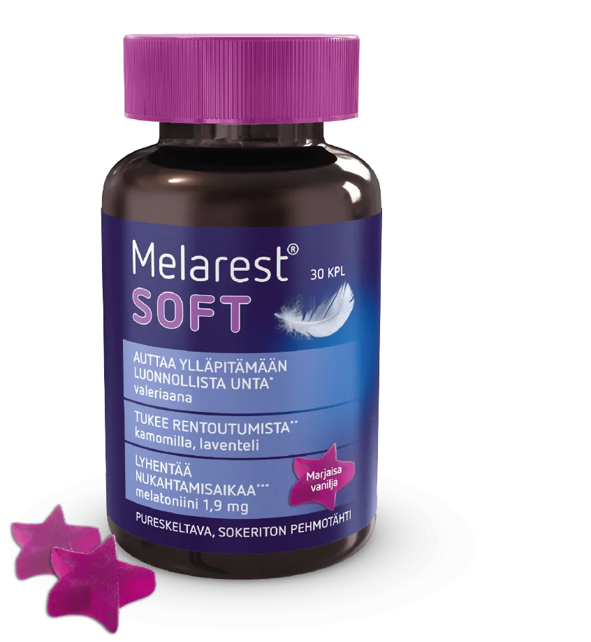 Melarest Soft pehmopala melatoniini